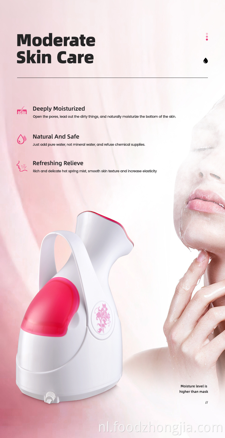 Mini -producten draagbare handheld nano face spray elektrische hot mist gezicht stoomboot